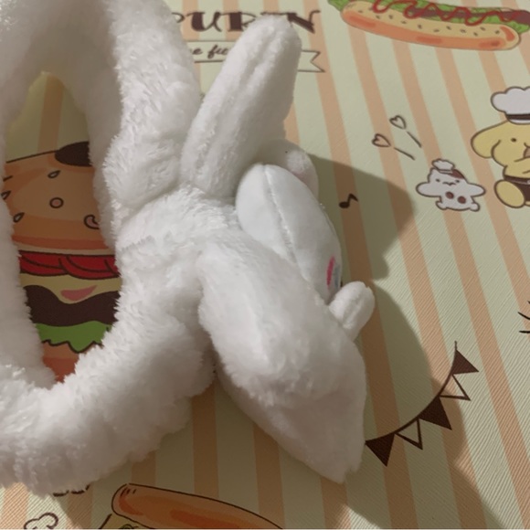 White Cinnamoroll Bow Design Soft Stretchy Spa Headband - Picture 6 of 12